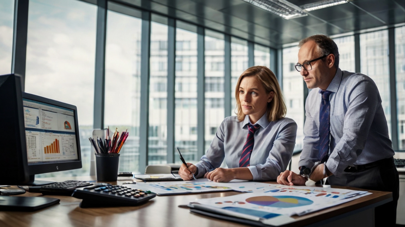 Réunion d'audit professionnel